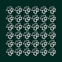 Clover St. Patrick's Day background. Shamrock decor square. vector