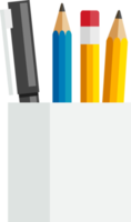 Stationary flat color png