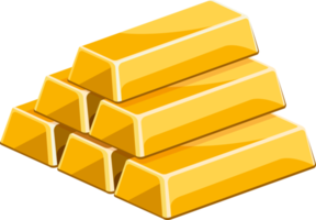 guld bar symbol ikon png