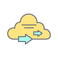 Cloud Computing Vector Icon