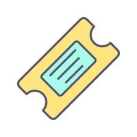 Ticket Vector Icon