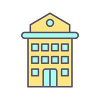 icono de vector de hotel