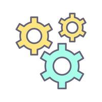 Gears Vector Icon