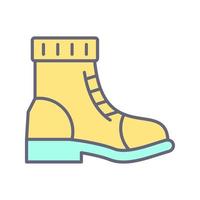 icono de vector de botas