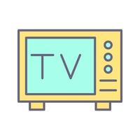 icono de vector de tv