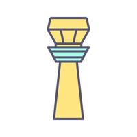 Control Tower Vector Icon