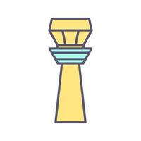 Control Tower Vector Icon