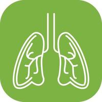 Lungs Vector Icon