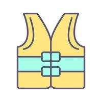 Life jacket Vector Icon