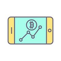 Line Chart Vector Icon