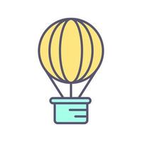 Hot Air Balloon Vector Icon