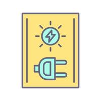 Electricity Vector Icon