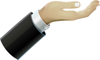 Business man hand png