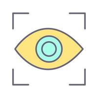 Eye Scan Vector Icon