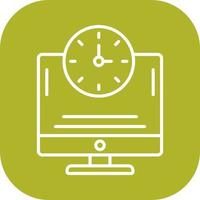 Online Time Vector Icon