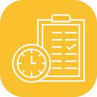 Time Planing Vector Icon