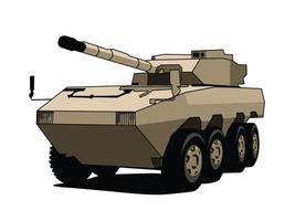 diseño de vector de ilustración de vehículo blindado