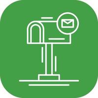 Mail Box Vector Icon