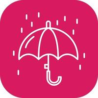 Raining Vector Icon