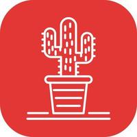 icono de vector de cactus