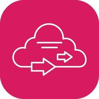 Cloud Computing Vector Icon