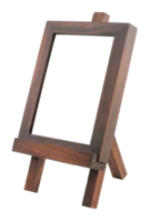 Small wooden easel frame png