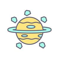 Saturn Vector Icon