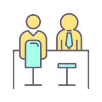 Employee Interview Vector Icon