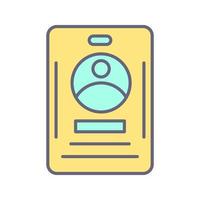 Office Card Vector Icon