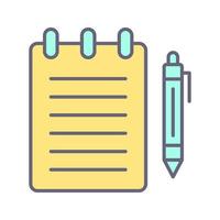 Notepad Vector Icon