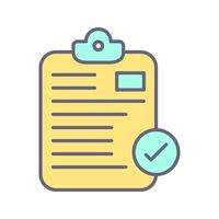 Secure Notepad Vector Icon