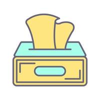 Tissue Box Vector Icon