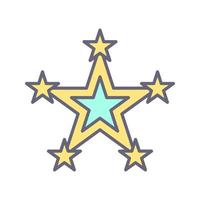 icono de vector de estrella