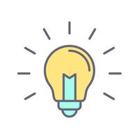 Light Bulb Vector Icon