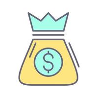 Money Bag Vector Icon