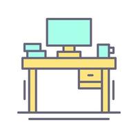 Desk Vector Icon