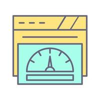 Speedometer Vector Icon