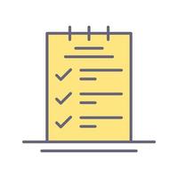 Booking CheckList Vector Icon