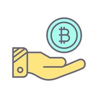 Bitcoin Vector Icon