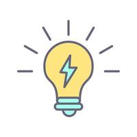 Light Bulb Vector Icon