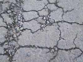 Crack asphalt background photo