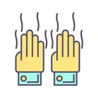 Smelly Hands Vector Icon