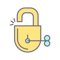 Unlock Vector Icon