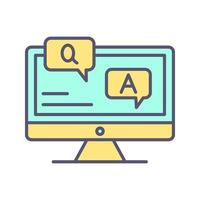 Faq Vector Icon