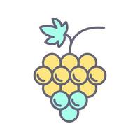 Grapes Vector Icon