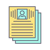 Resume Vector Icon