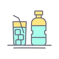 Mineral Water Vector Icon