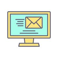 icono de vector de correo