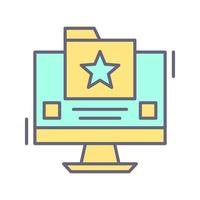 Favourite Folder Vector Icon