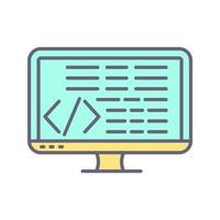 Coding Vector Icon